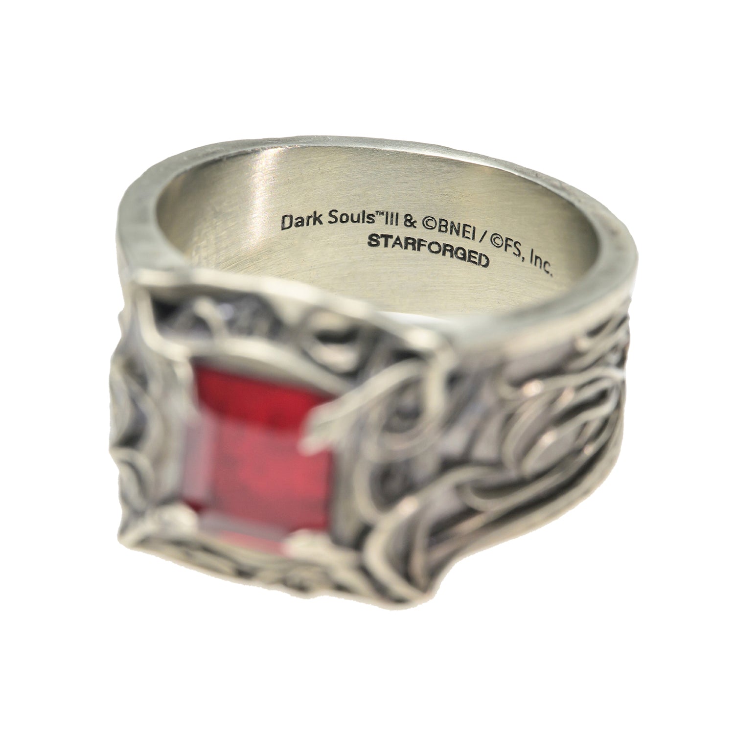 Starforged DARK SOULS III Bloodbite Ring Game Merchandise Ring Officially Authorized Bloodbite RingOne of the bite rings native to Carim. Increases bleed resistance.The crafting of these rings is forbidden, perhaps owing to a fear of malleable stone. Clerics, however, dabble freely in the art.
